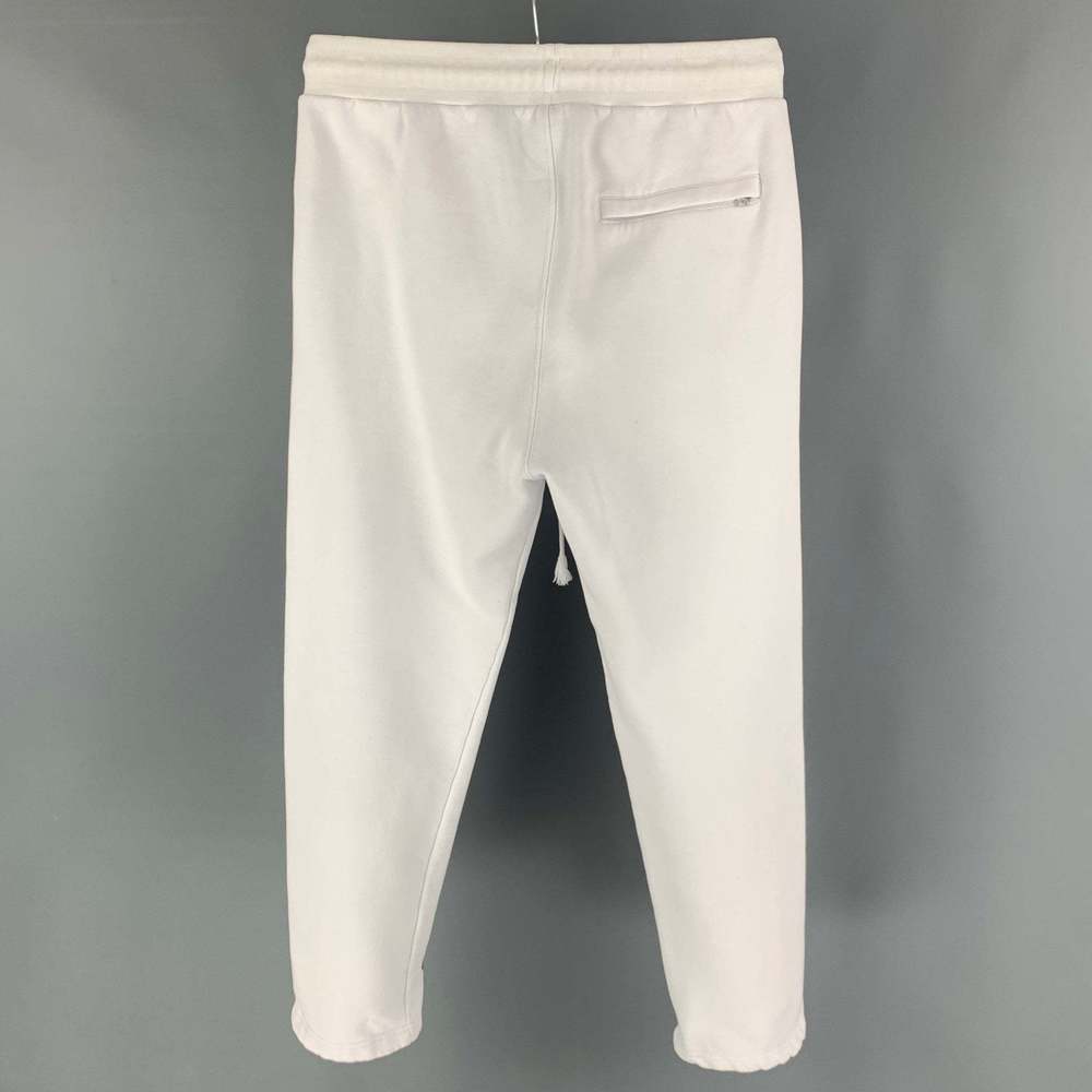 HOOD BY AIR White Black Astronaut X Ray Print Cotton Sweatpants - Picture 3 of 5